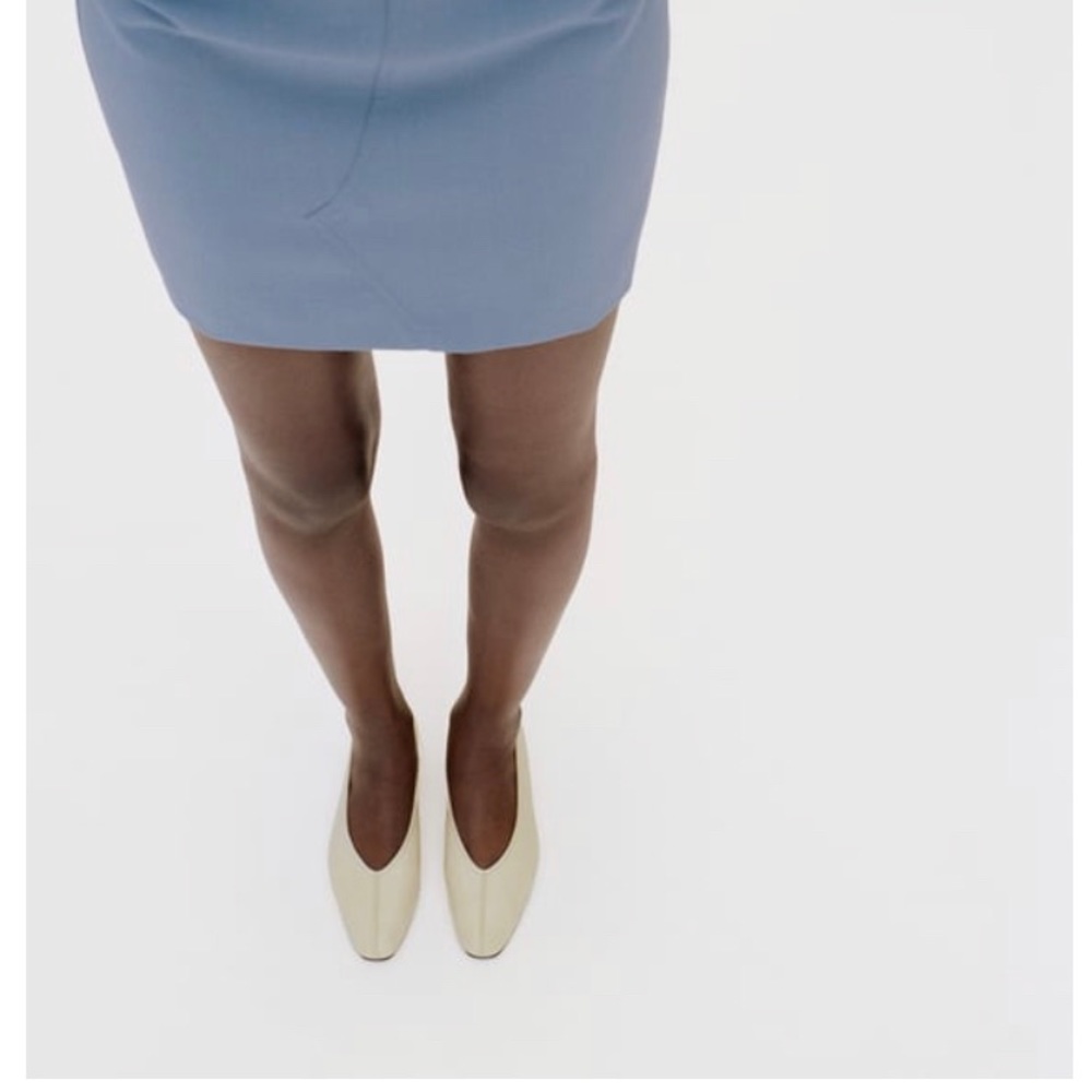 NWT Zara leather ballet flats